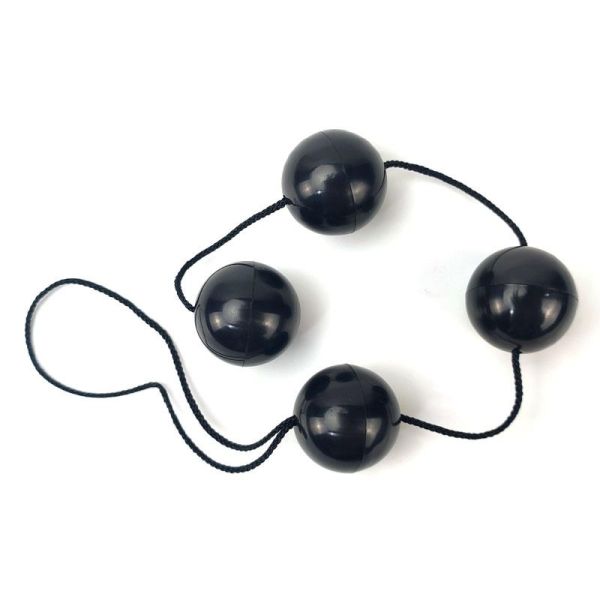 A-Gusto Anal Beads Chain 4 Balls (Black)