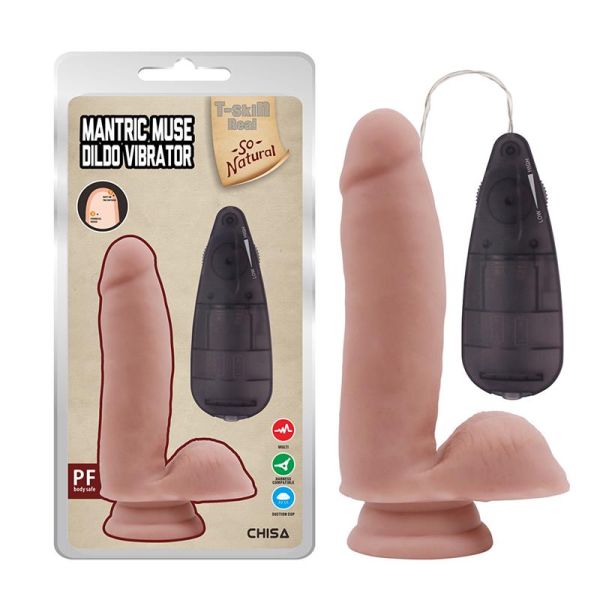 Chisa Realistic Vibrating Dildo Mantric Muse 6.8"