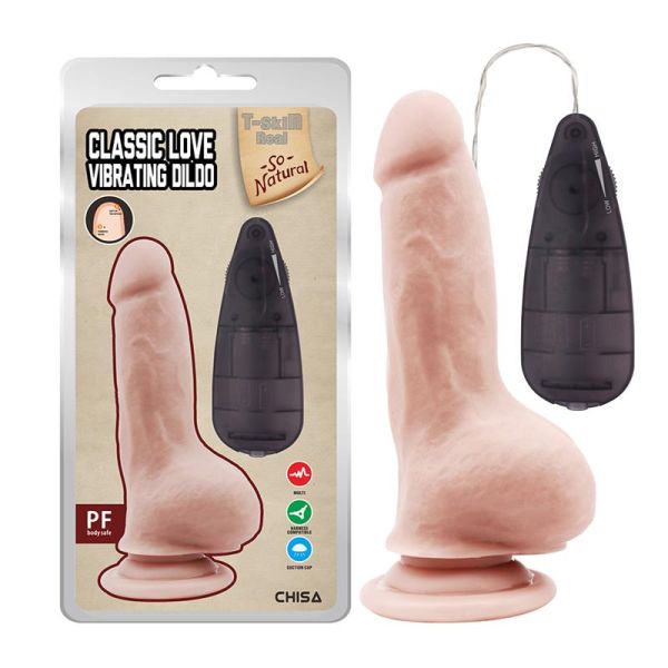 Chisa Vibrating Dildo Classic Love 7.8"