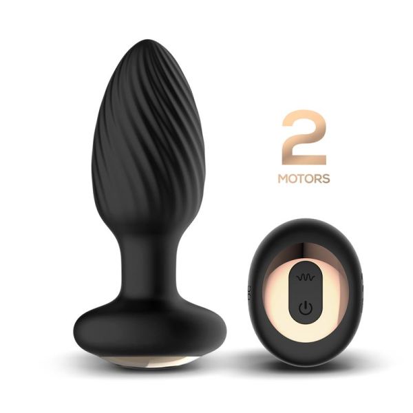 IntoYou Drago plug anal avec vibration et rotation 360º