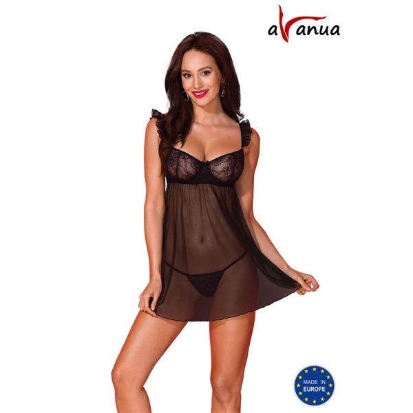 Avanua Milagros nuisette et string (noir)