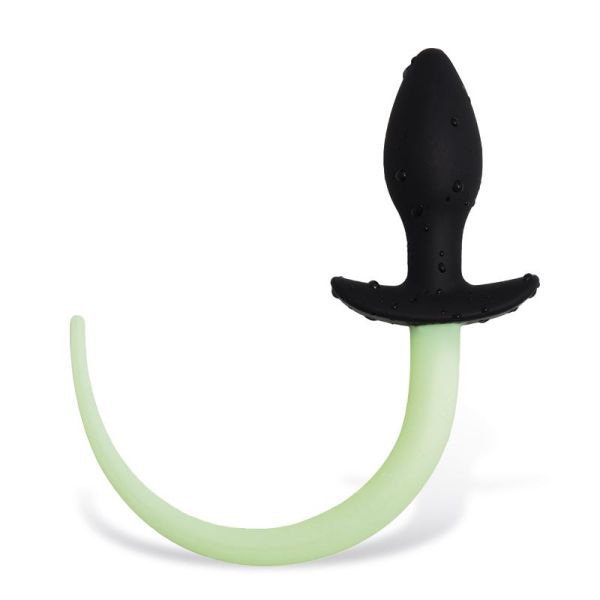 IntoYou Glow in the Dark Dog Tail Butt Plug