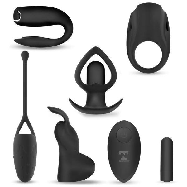 Tardenoche Six-In-One Vibro-Bullet mit 6 Silikonaufsätzen