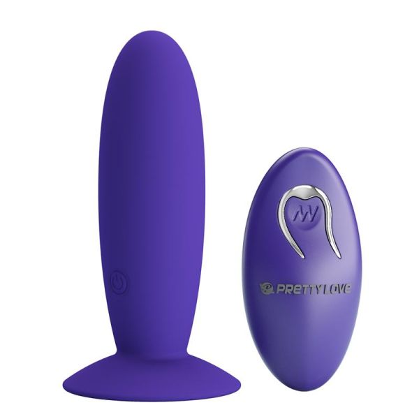 Pretty Love Youth plug anal vibratório com comando à distância