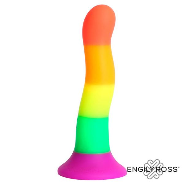 Dildox by Engily Ross Dildo Rainbow Color LGBT 18 cm