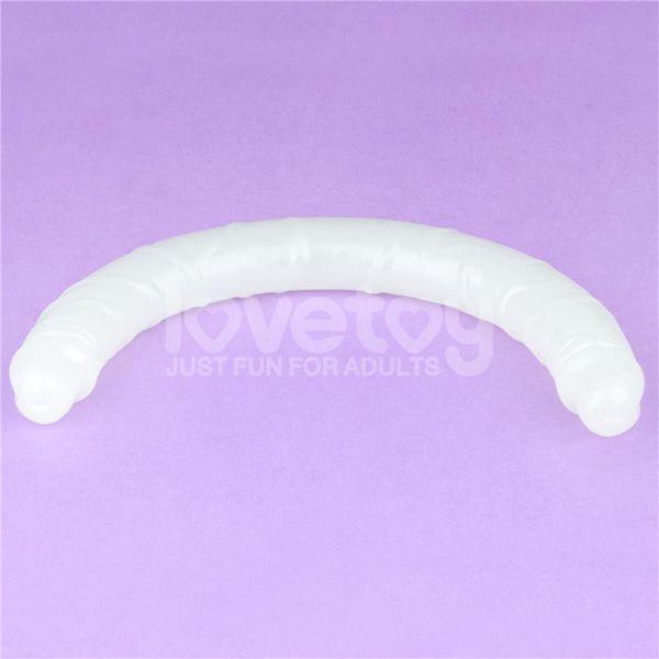 Lovetoy Double dildo Lumino Blue Light 18.5"