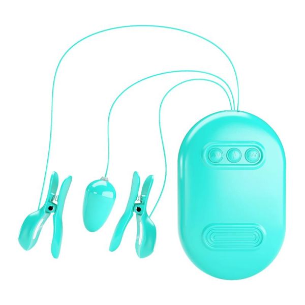Pretty Love Surprise Box Vibrating Egg with Electric Shock (Blue)