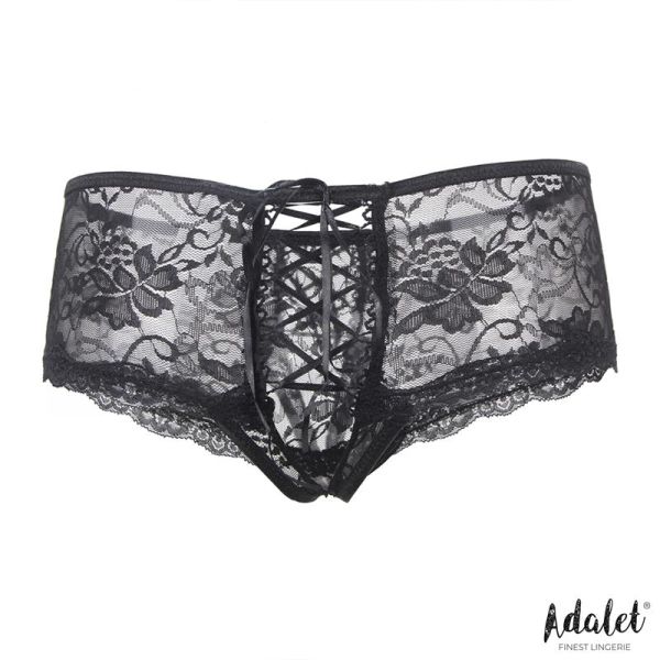 Adalet Lingerie Claire cuecas abertas estilo espartilho