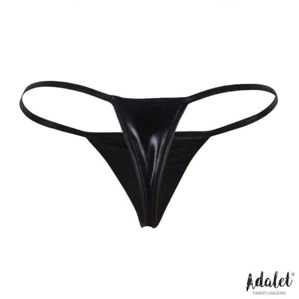 Adalet Lingerie Daphne tanga clássica (preto)