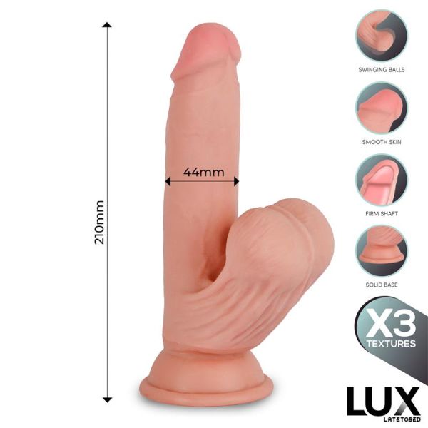 Lux Paul Triple Density Dildo with Swinging Balls