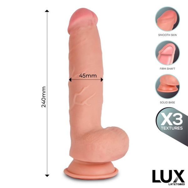 Lux Klaus Triple Density Dildo with Balls 9.4"