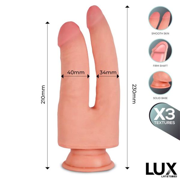 Lux Franz Triple Density Double Dildo 8.2" - 9"