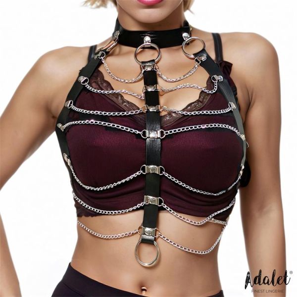 Adalet Lingerie Hilda rinnan seljepide ketjulla One size