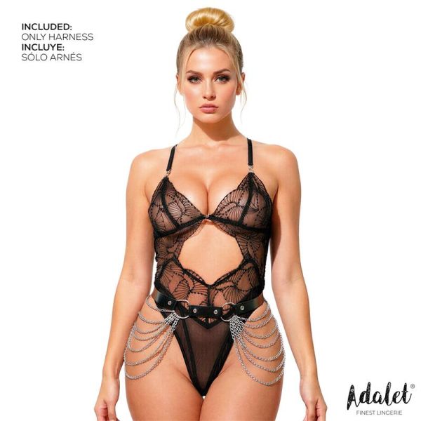 Adalet Lingerie Nadine harnais de taille à chaîne, taille unique