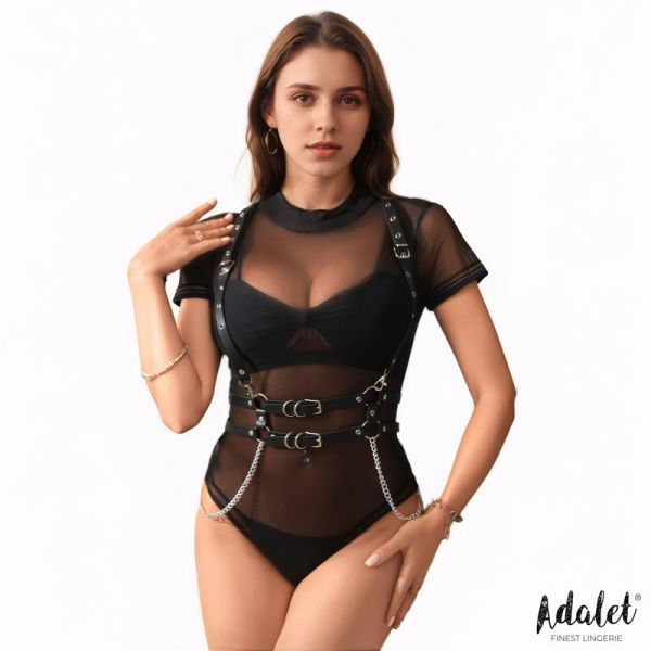 Adalet Lingerie Brenda harnais à chaîne, taille unique