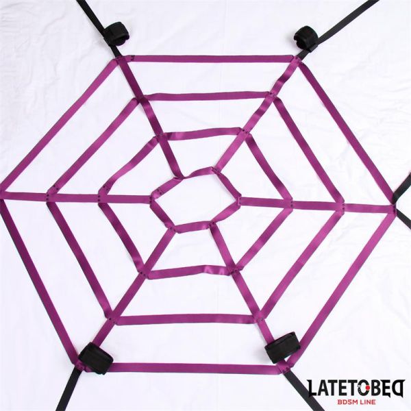 LateToBed Spider Web Bondage da Letto