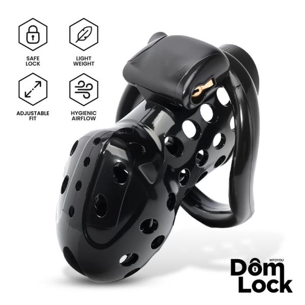 Domlock Convict Chastity Cage with Internal Lock