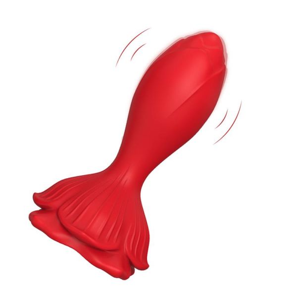 Urban Sky Vibrating anal plug with (Rose Base)