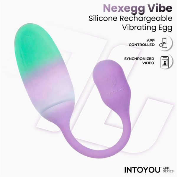 IntoYou NexEgg Vibrating Egg Double Silicone Layer App
