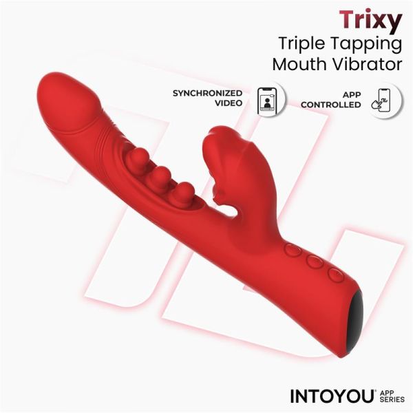 Vibromasseur IntoYou Trixy avec Vibration, Morsure et Application