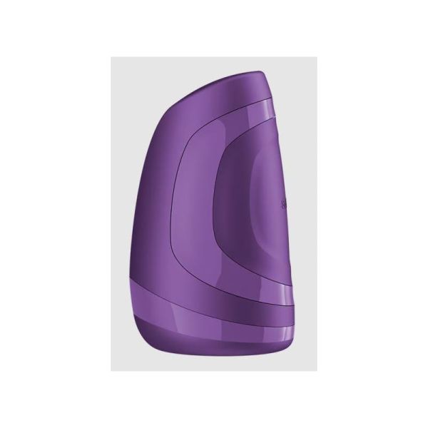 Satisfyer Men Heat vibrador a pilhas (baga escura)