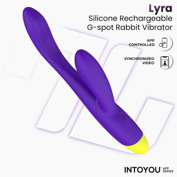 IntoYou Lyra G-Spot Rabbit Vibrator (Purple)
