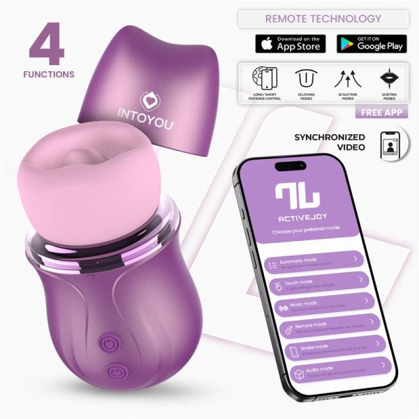 IntoYou Suvi stimulateur avec langue, mordillement, aspiration et vibration