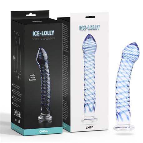 Chisa Twisted Lover dildo de vidro em espiral 7,1"
