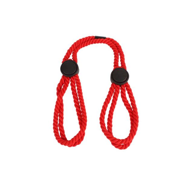 Chisa Bondage Cotton Cuffs Red manchetter