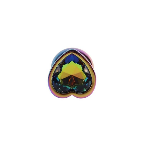 Chisa Rainbow Heart Analplug Størrelse M