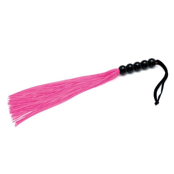 Bondage Play Flogger Silicone Pink 38 cm