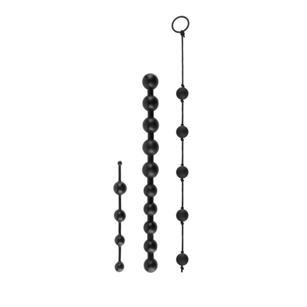 Anal Fantasy Collection  Beginners Bead Kit - Colour Black