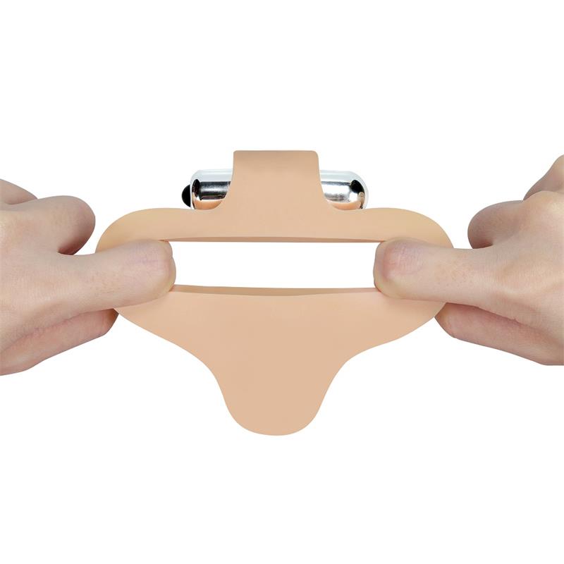 Anal Stimulator The Ultra Soft Bead 6 with Vibration Flesh - Image 4
