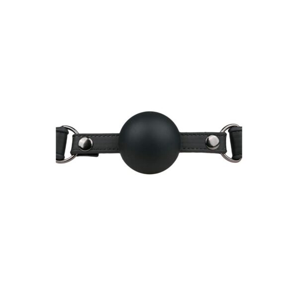 Ball Gag with Large Silicone Ball - Image 3