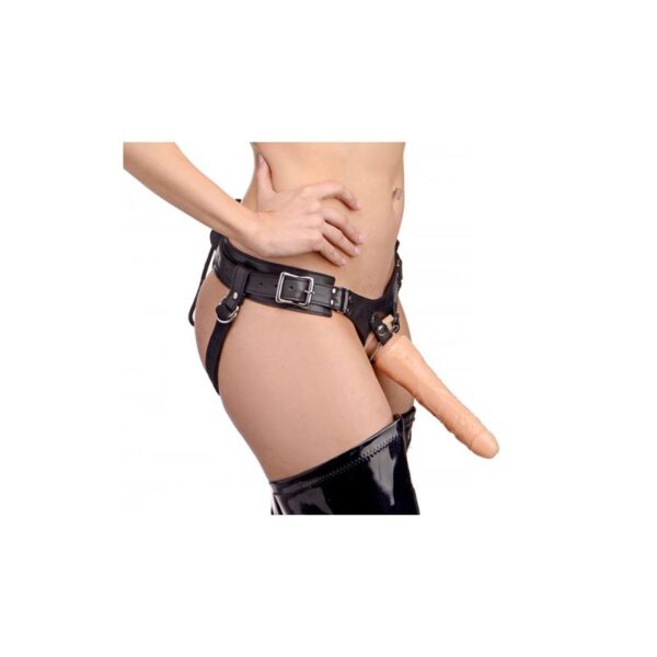 Bodice Corset Style Strap On Harness Black - Image 5
