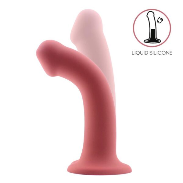 Bouncy Liquid Silicone Dildo Hiper Flexible 7.5 - 19 cm Size L Burgundy - Image 2