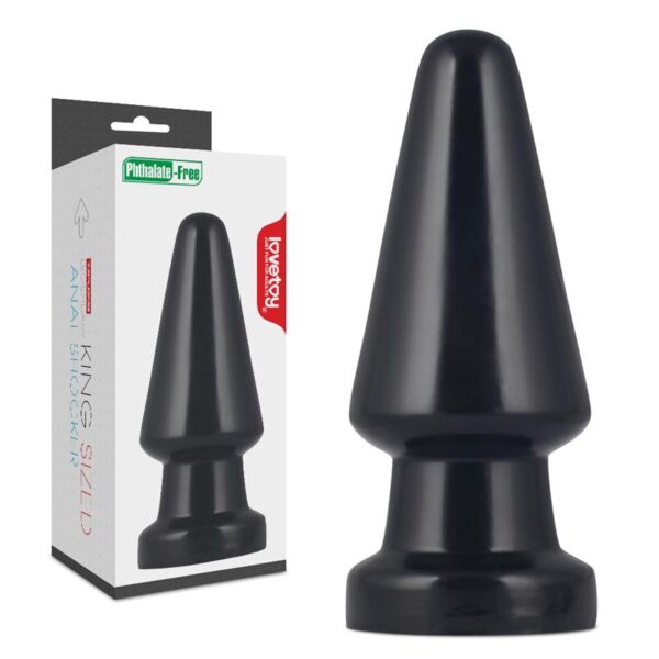 Butt Plug King Sized Anal Shocker 7 Black - Image 6