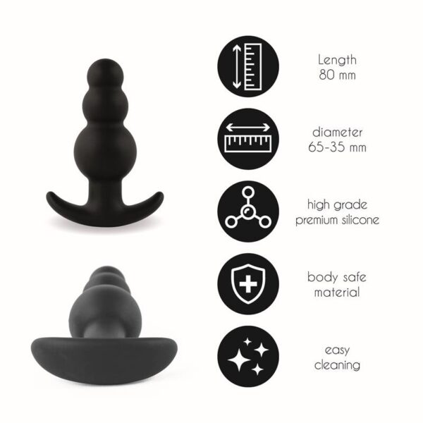 Butt Plug Nr. 1 Black - Image 3