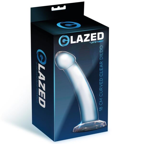 Curved Dildo Crystal Material 18 cm - Image 2