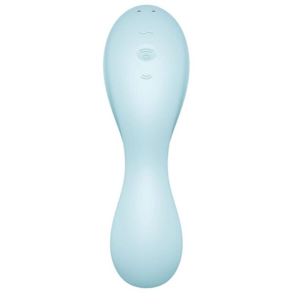 Curvy Trinity 5 with APP Satisfyer Connect Blue - Image 3