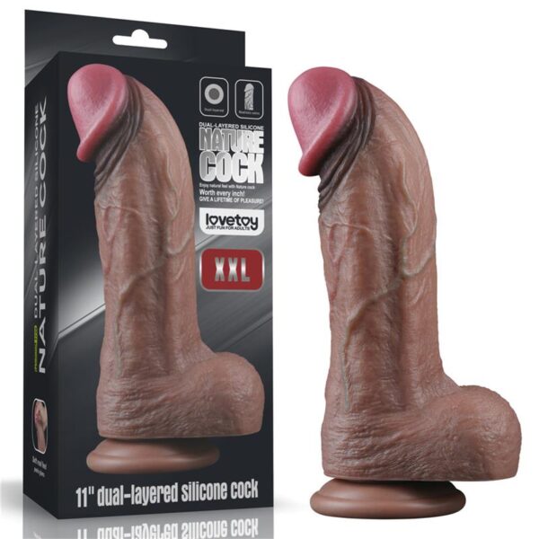 Dildo Dual Layered Silicone XXL 11 - Image 12