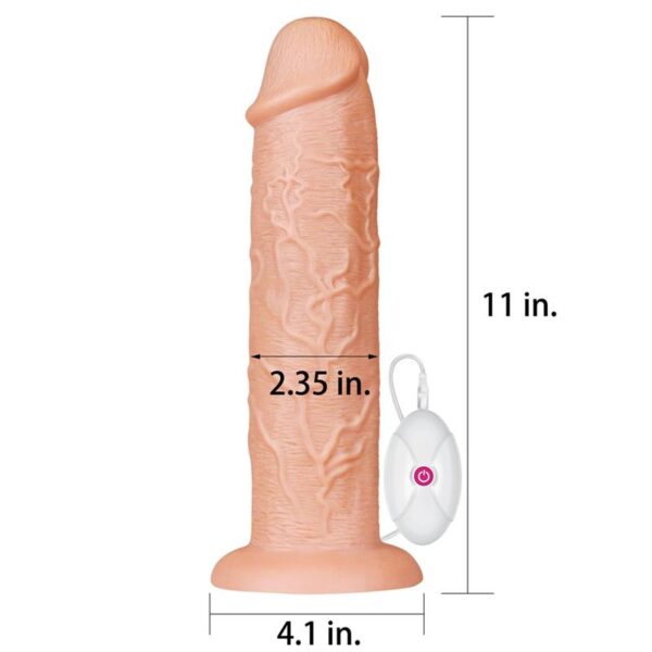 Dildo King 11 with Vibration Flesh - Image 2
