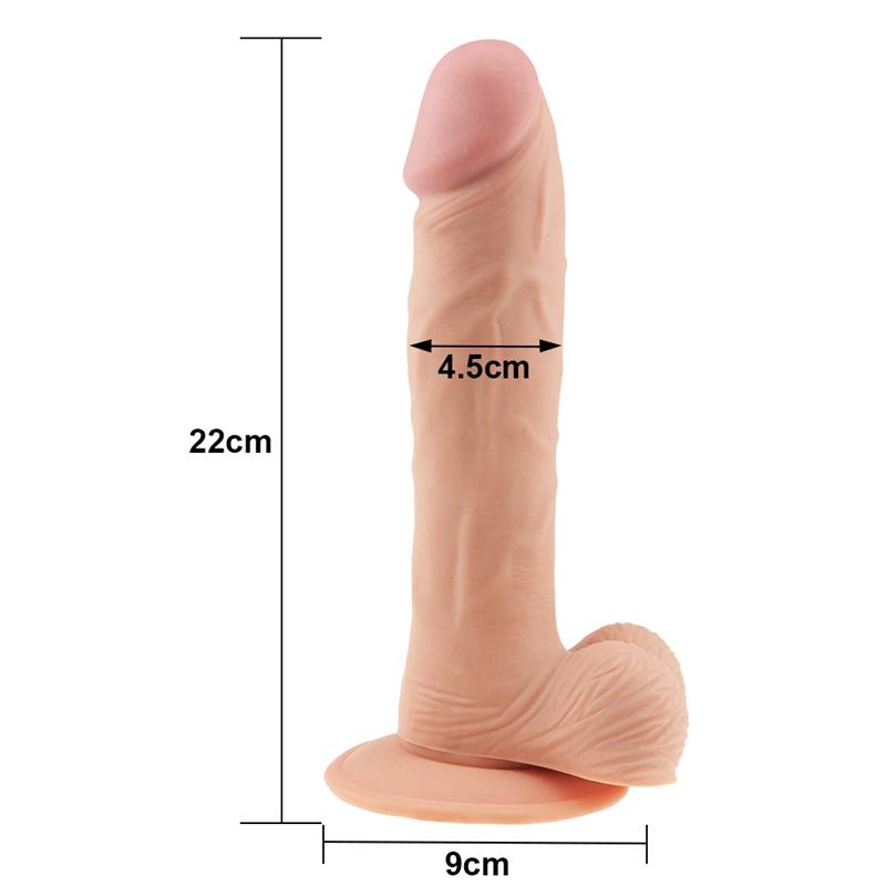 Dildo The Ultra Soft Dude 9 Flesh - Image 6