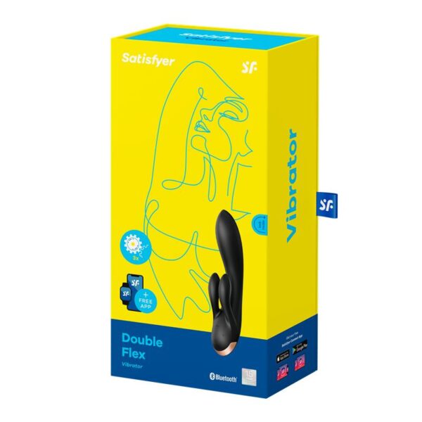 Double Flex G-Spot Vibe 3 Motors Satisfyer APP Connect Black - Image 7
