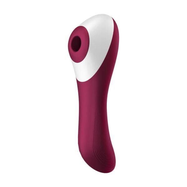 Dual Crush Vibe And Clitoris Sucker USB Red - Image 2