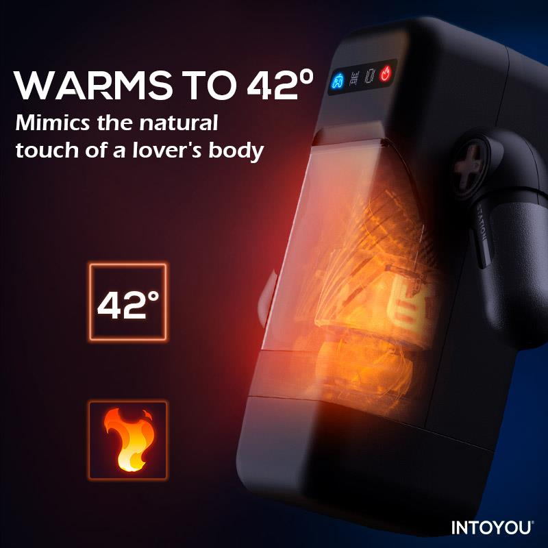 Elon Intelligent Masturbator with Up and Down Movement, Vibration, Heat and Phone Holder - Image 7