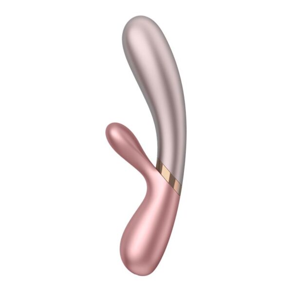 Hot Lover Heat Effect Vibrator with APP Duo-Pink - Image 2