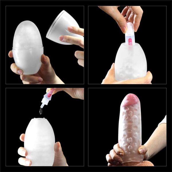 Male Masturbator Giant Egg Stamina Nodules Edition Red - Image 9