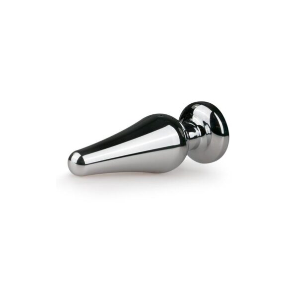Metal Butt Plug No. 11 Silver Pink - Image 2