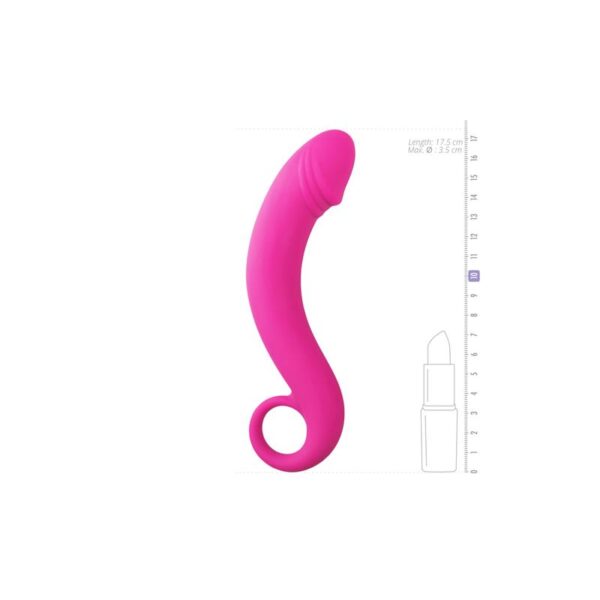 Pink Silicone Dildo - Prostate - Image 4